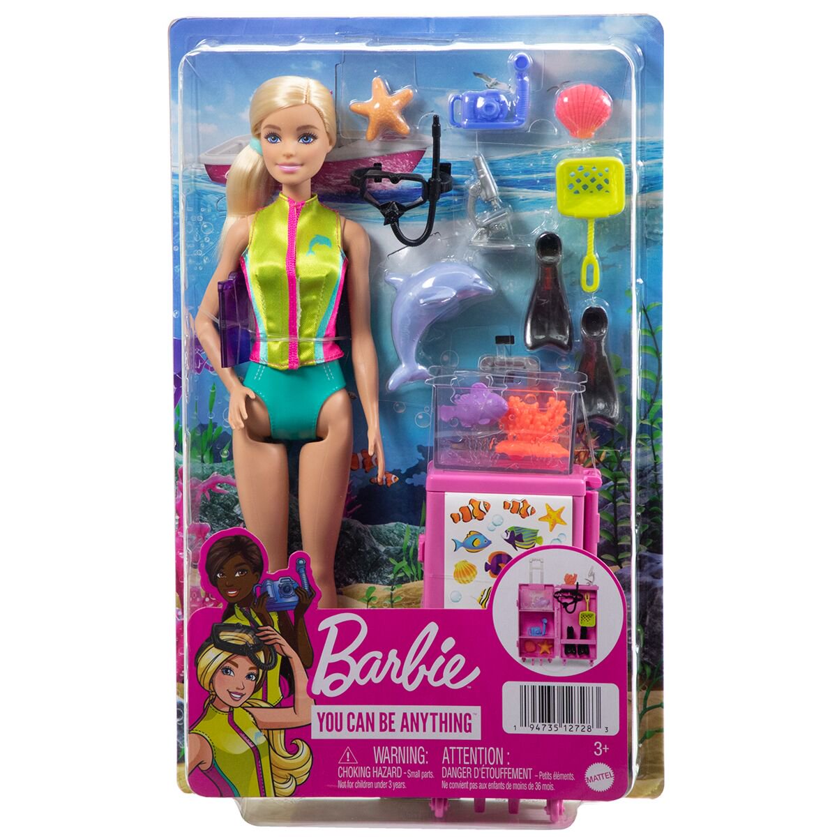 Кукла Barbie I Can Be Карьера - Морской биолог HMH260 купить,NaN