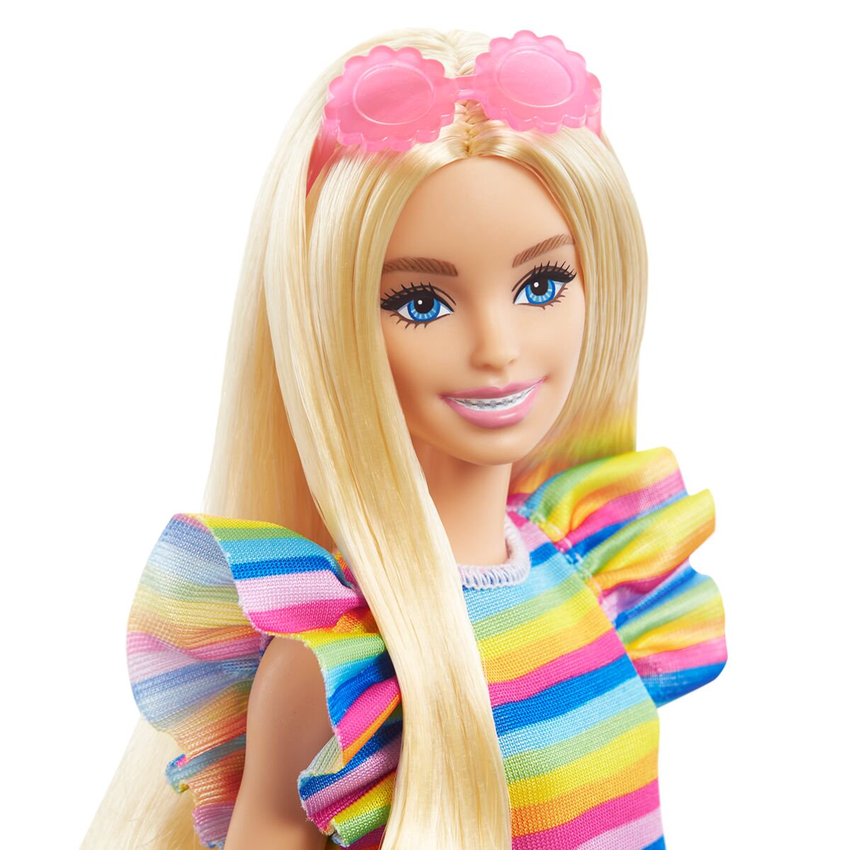 Кукла Barbie Fashionistas в радужном платье HJR960 купить,NaN