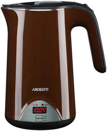 Электрочайник Ardesto EKL-1617BN коричневый купить,NaN