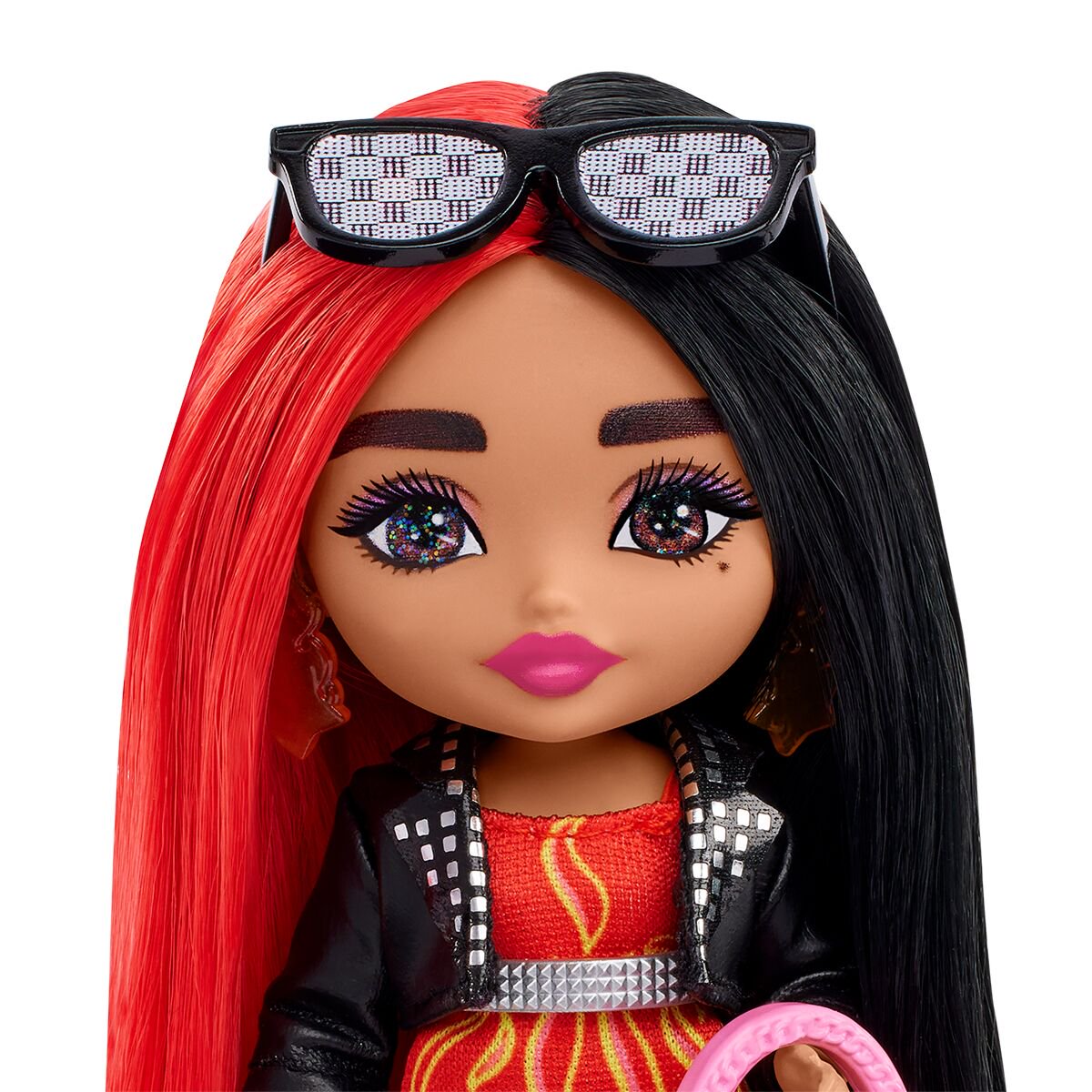 Кукла Barbie Extra Мини c красно-черными волосами HKP880 купить,NaN