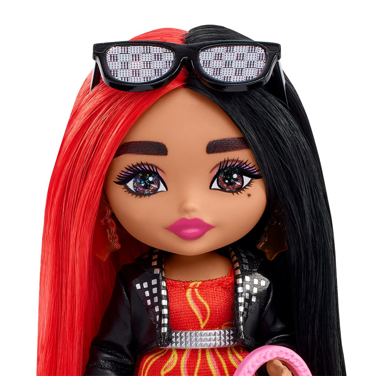Кукла Barbie Extra Мини c красно-черными волосами HKP880 купить,NaN