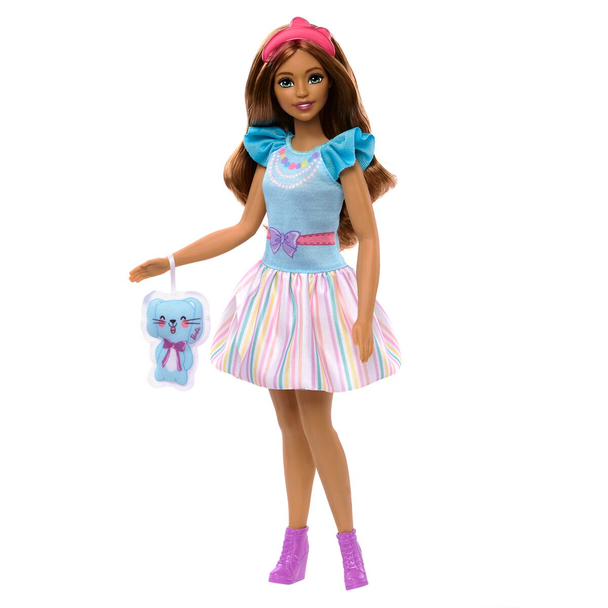 Кукла Barbie Брюнетка с кроликом HLL210 купить,NaN