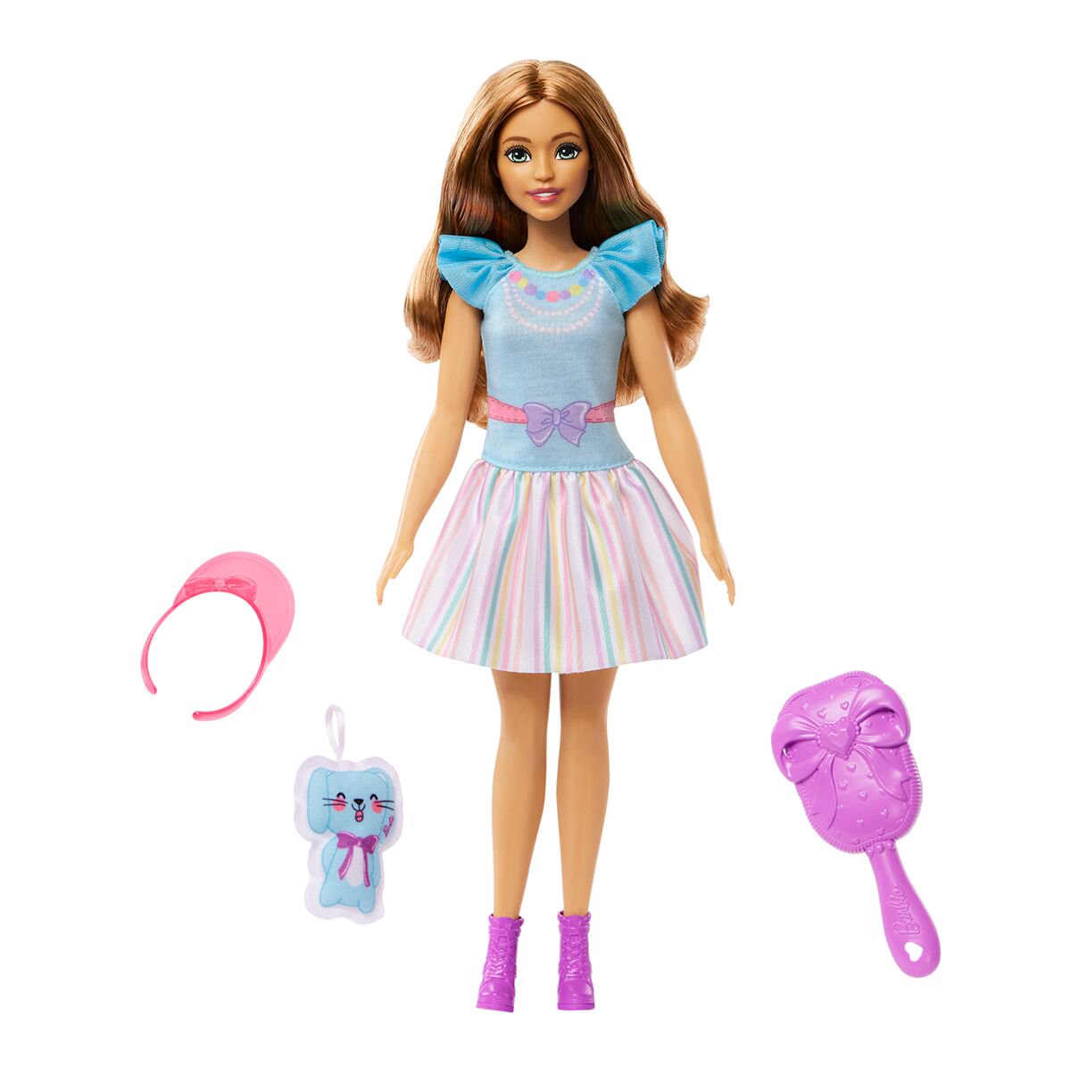 Кукла Barbie Брюнетка с кроликом HLL210 купить,NaN