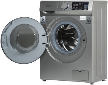 Стиральная машина Midea MFN11W60B/S-KZ серый - ForteMarket Стиральная машина Midea MFN11W60B/S-KZ серый купить,0