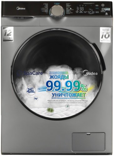 Стиральная машина Midea MFK03W120B/S-C серый купить,0