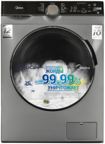 Стиральная машина Midea MFK03W120B/S-C серый купить,NaN