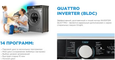 Стиральная машина Midea MFK03W70B/S-C серый - ForteMarket Стиральная машина Midea MFK03W70B/S-C серый купить,0