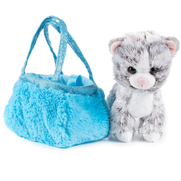 Мягкая игрушка Fancy Котик в сумочке-переноске  15см купить,NaN