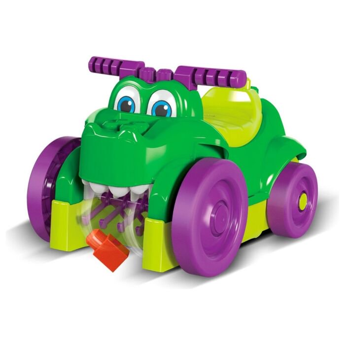  Каталка  Mega Bloks Крокодил зеленый купить,NaN