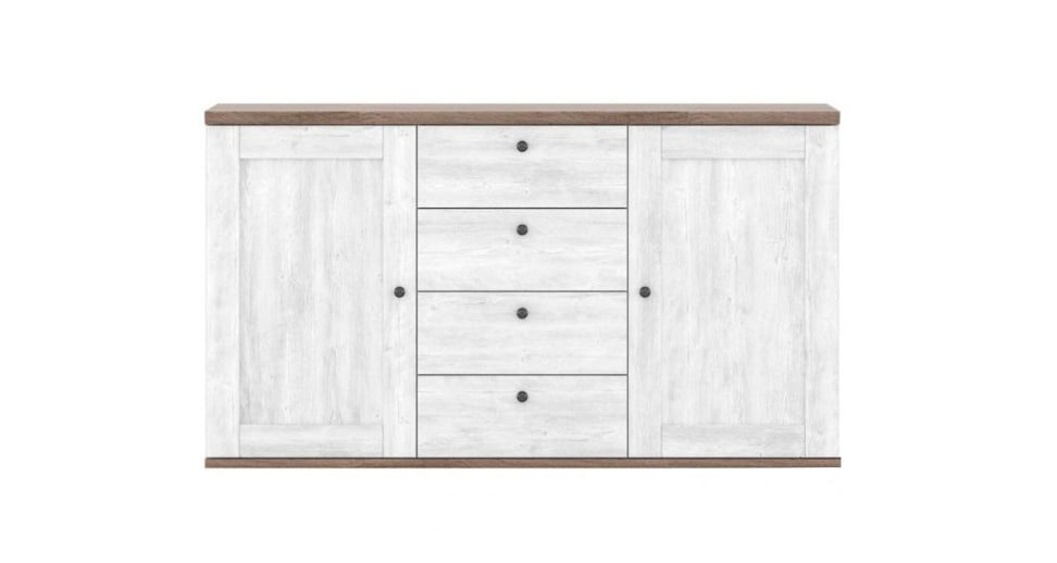 Комод Гербор Тина 154.5x43.5x89см белый купить,NaN