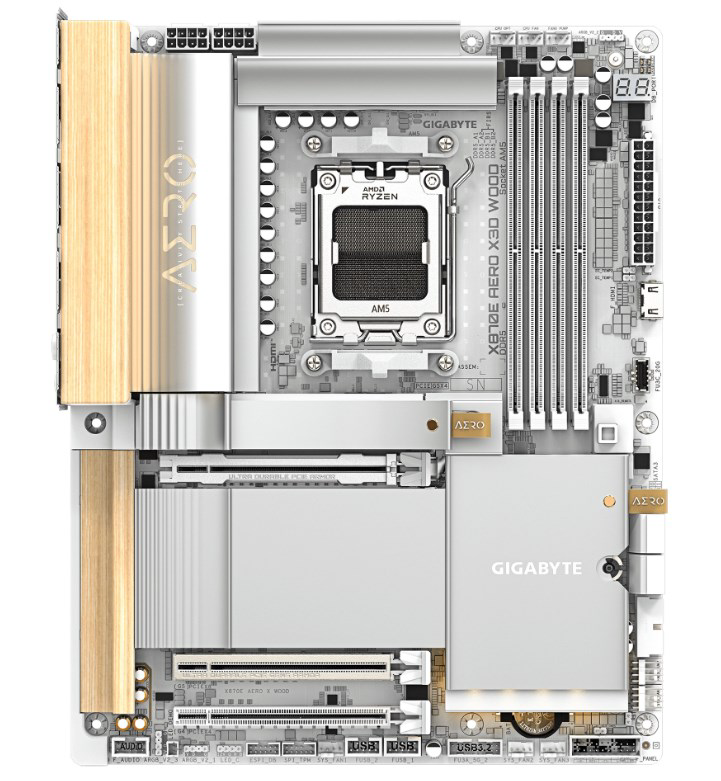 Материнская плата Gigabyte X870E Aero X3D Wood