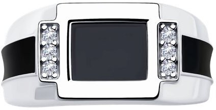 Мужская печатка Diamant 94-112-00488-1 19,5р 6,1гр. купить,NaN