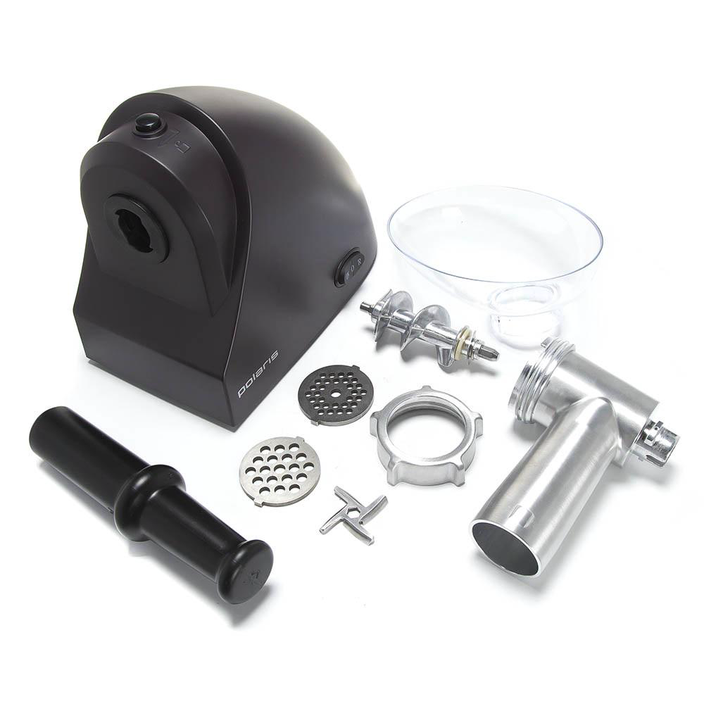 Мясорубка Polaris PMG 1828 черная купить,NaN