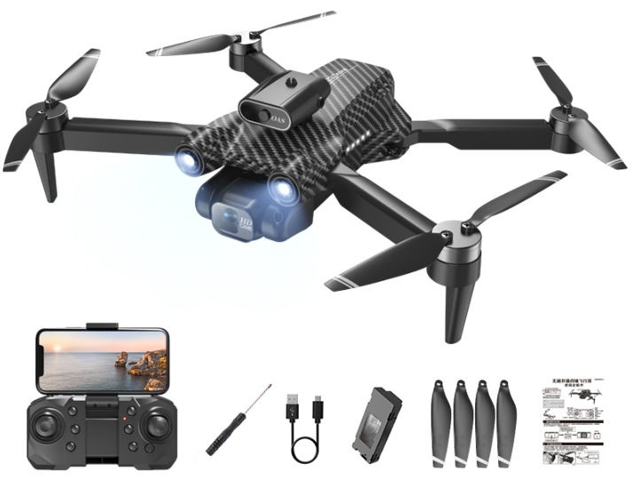 Дрон Drone P12 Pro 3AKB черный купить,NaN
