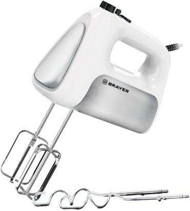 Миксер BRAYER BR1303 белый купить,NaN