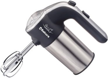 Миксер Sakura SA-6331SBK серебристый