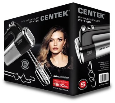 Миксер CENTEK CT-1120 черный купить,18322