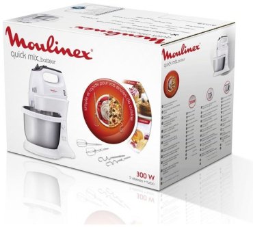 Миксер Moulinex Quickmix HM3121 белый купить,0
