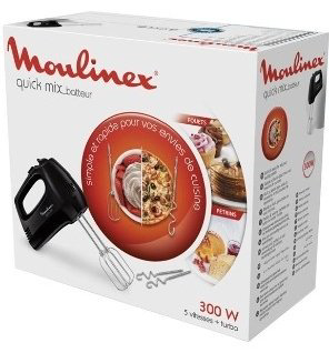 Миксер Moulinex Quickmix HM3108B1 черный купить,NaN