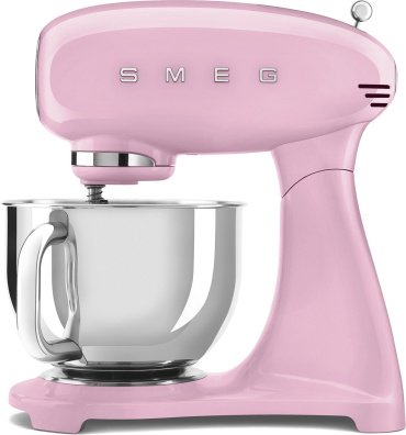 Миксер Smeg SMF03PKEU розовый