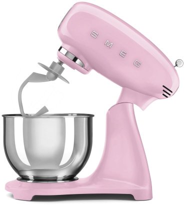 Миксер Smeg SMF03PKEU розовый купить,0