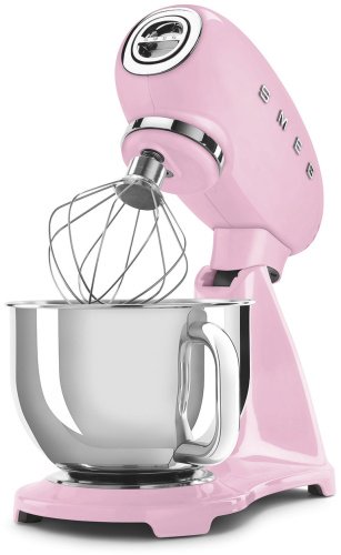 Миксер Smeg SMF03PKEU розовый купить,0