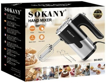 Миксер SOKANY SK-6621 зеленый купить,NaN