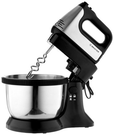 Миксер BRAYER BR-1304 серебристый купить,NaN