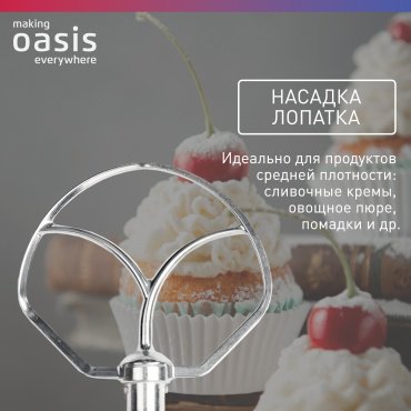 Миксер Oasis MP-160G серебристый - ForteMarket Миксер Oasis MP-160G серебристый купить,0
