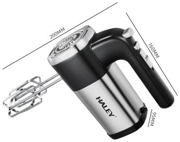 Миксер Haley HY-1654 черный, серебристый купить,6000