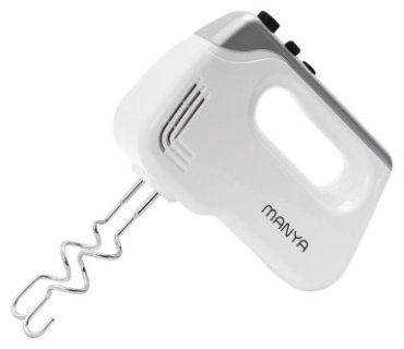 Миксер Manya SM1151WH белый, серебристый