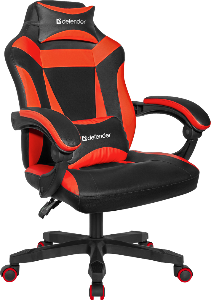 Игровое кресло Defender Master черно-красное - ForteMarket Игровое кресло Defender Master черно-красное купить,74390