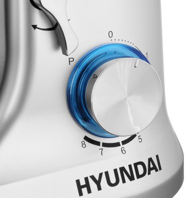 Миксер Hyundai HYM-S6551 серебристый