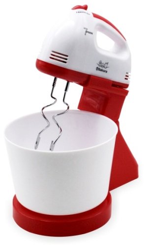 Миксер SAKURA SA-6313CR красный-белый