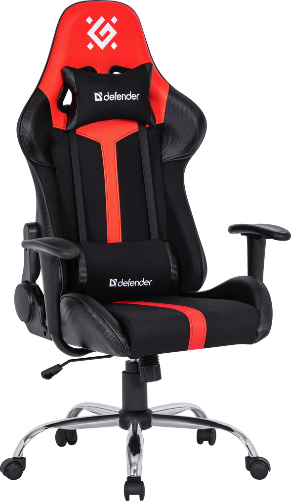 Кресло игровое Defender Racer черно-красное купить,NaN