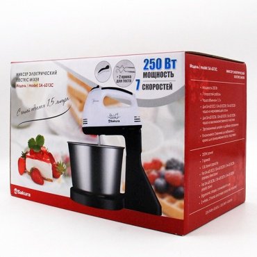 Миксер Sakura SA-6313CS серый купить,0