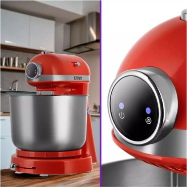 Миксер Kitfort КТ-3469 красный, серебристый - ForteMarket Миксер Kitfort КТ-3469 красный, серебристый купить,0