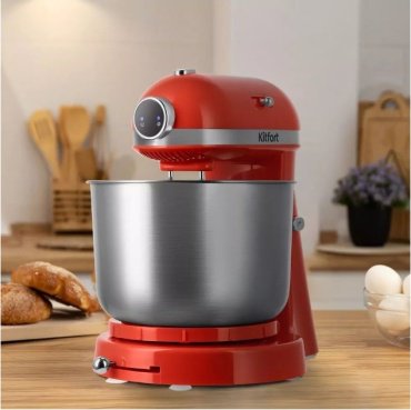 Миксер Kitfort КТ-3469 красный, серебристый - ForteMarket Миксер Kitfort КТ-3469 красный, серебристый купить,0