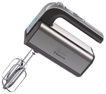 Миксер Sakura SA-6324SBK Premium серебристый