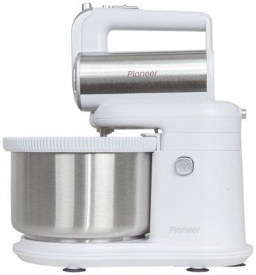 Миксер Pioneer MX345 белый, серебристый