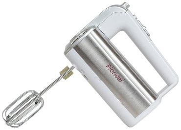 Миксер Pioneer MX345 белый, серебристый купить,0