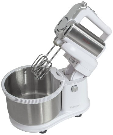 Миксер Pioneer MX345 белый, серебристый купить,26166