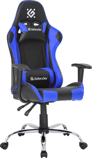 Кресло игровое Defender Gamer черно-синее