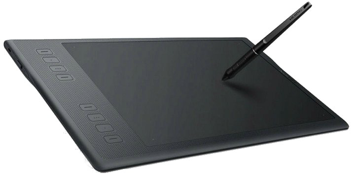 Графический планшет Huion H610Pro V2 + перчатка черный купить,NaN