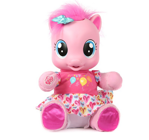 Интерактивная игрушка Happy Малютка пони Пинки Пай розовая 22 см