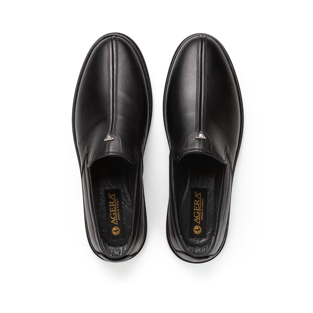 Слипоны Agera AG-12114SIYAH black 43 купить,NaN