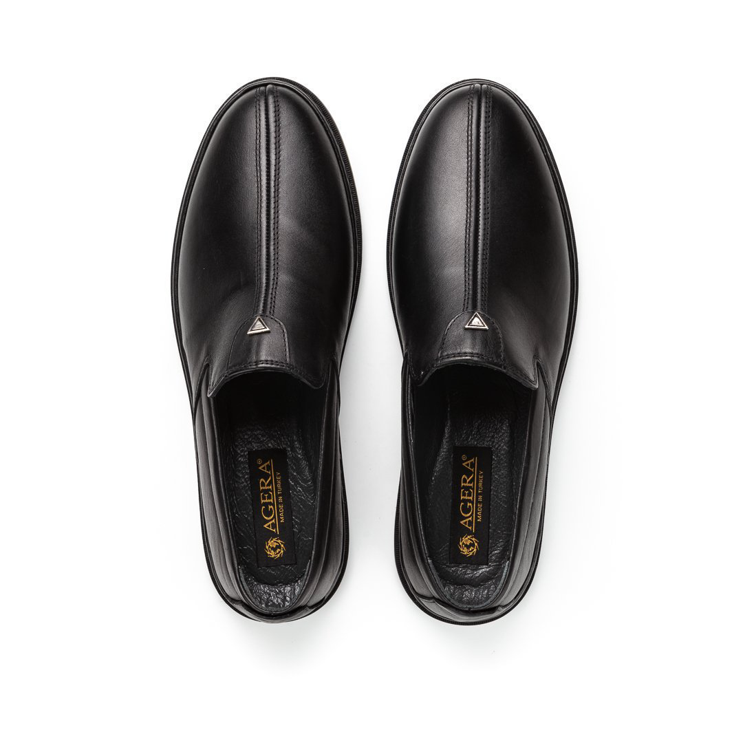Слипоны Agera AG-12114SIYAH black 43 купить,NaN