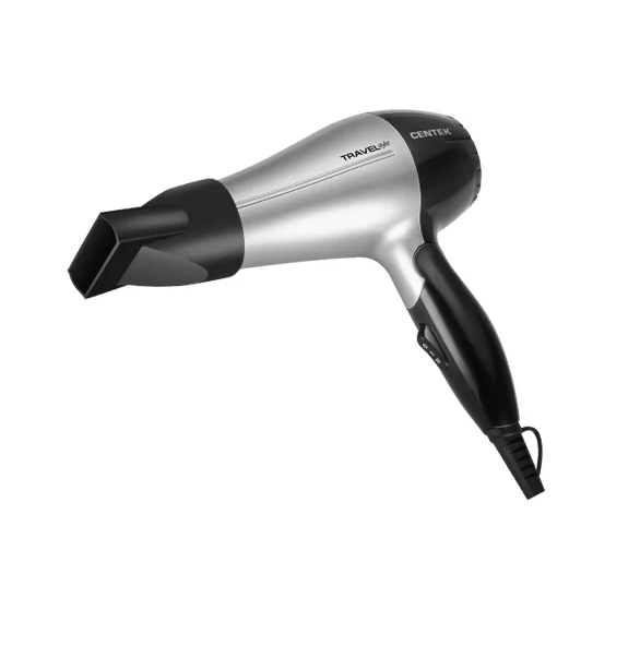 Фен Centek CT-2258 черно-серебристый купить,0