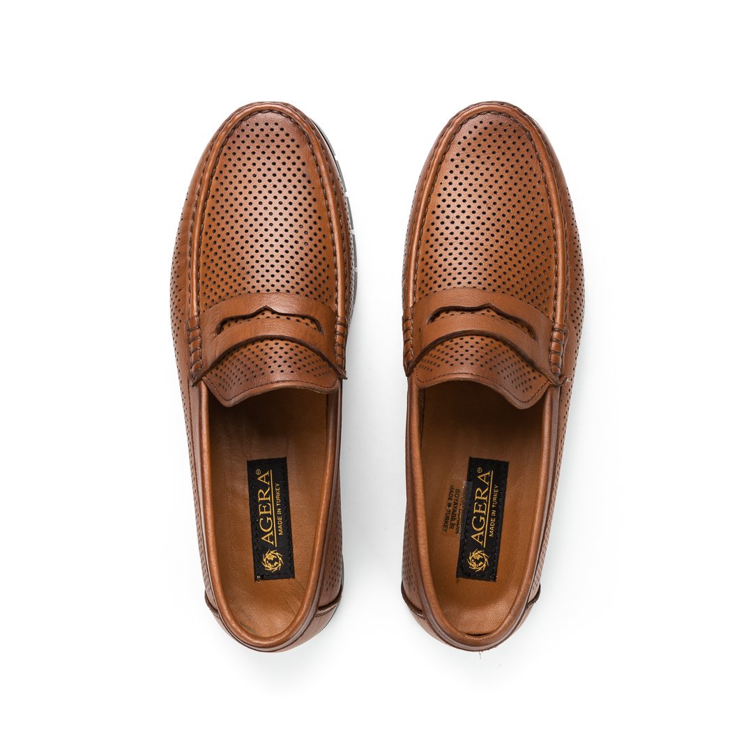 Лоферы Agera AG-12140TABA brown 43 купить,NaN