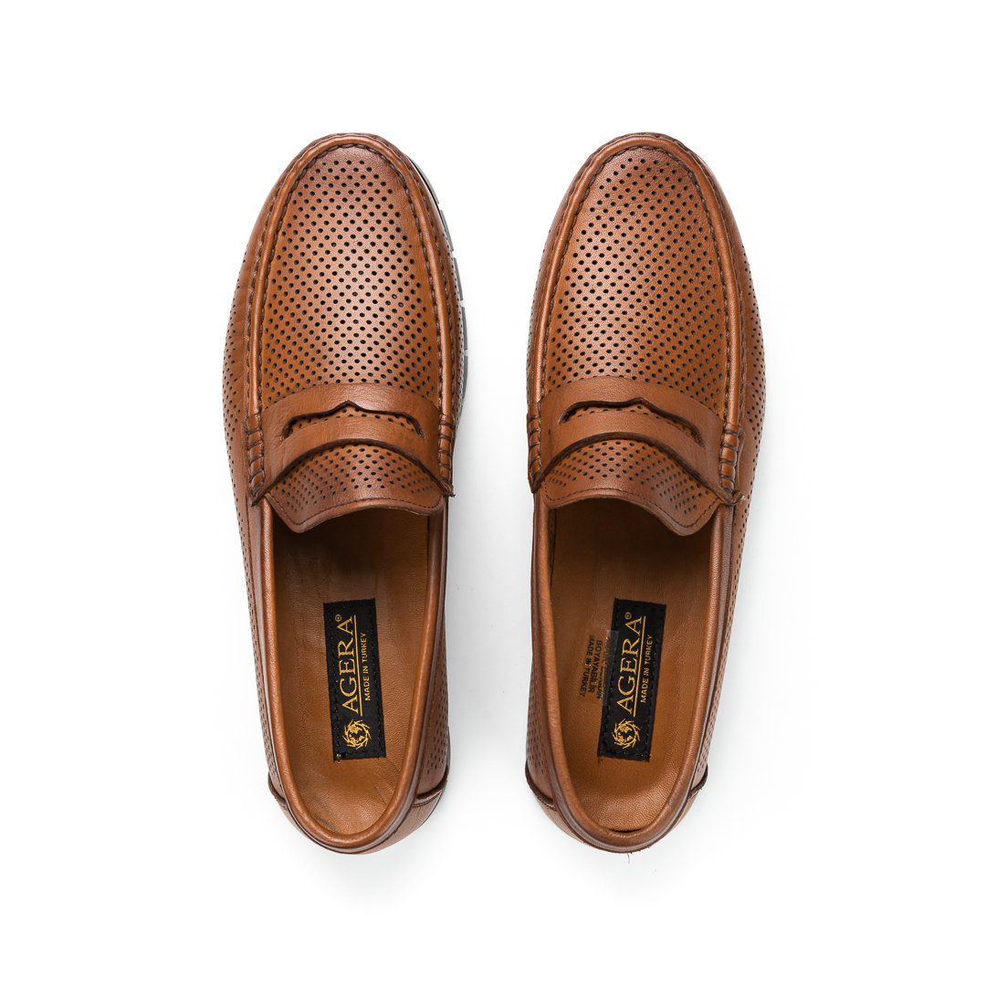 Лоферы Agera AG-12140TABA brown 43 купить,NaN